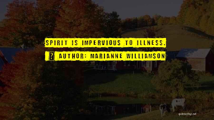 Impervious Quotes By Marianne Williamson