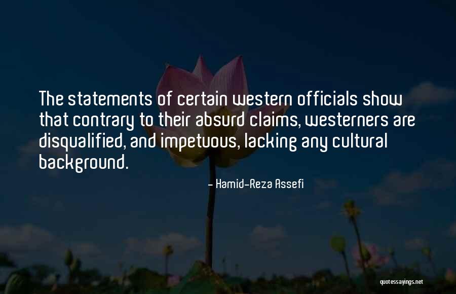 Impetuous Quotes By Hamid-Reza Assefi