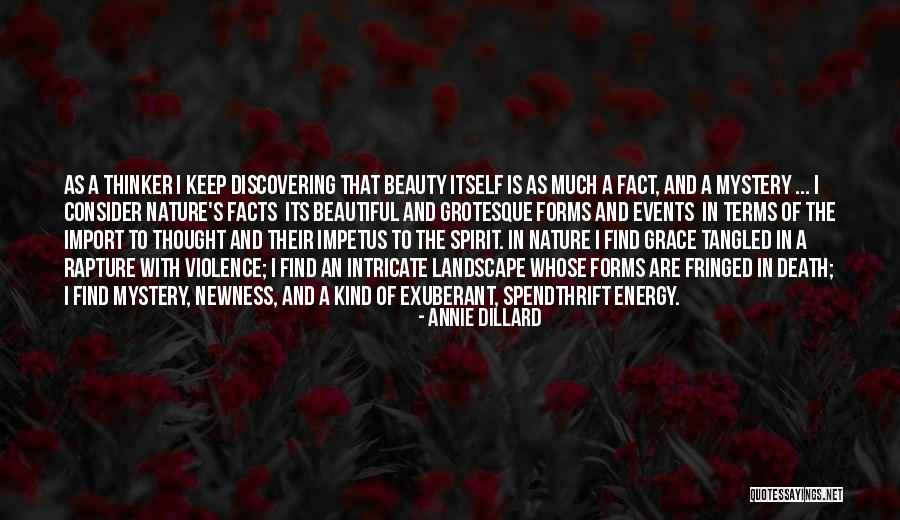 Impetus Quotes By Annie Dillard