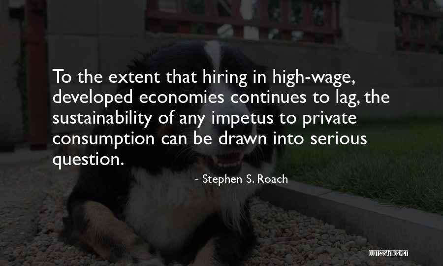 Impetus Quotes By Stephen S. Roach Impetus Quotes By Stephen S. Roach