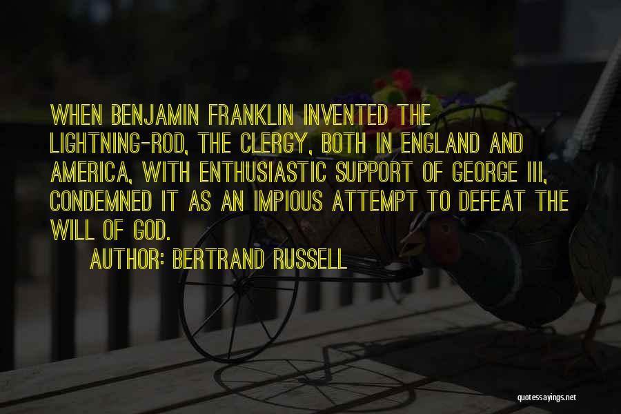 Impious Quotes By Bertrand Russell