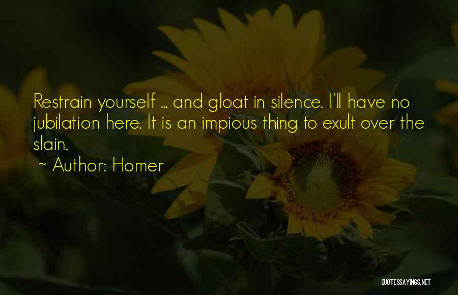 Impious Quotes By Homer