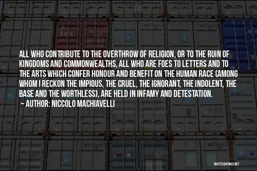 Impious Quotes By Niccolo Machiavelli