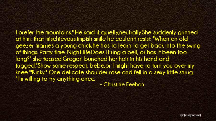 Impish Smile Quotes By Christine Feehan Impish Smile Quotes By Christine Feehan