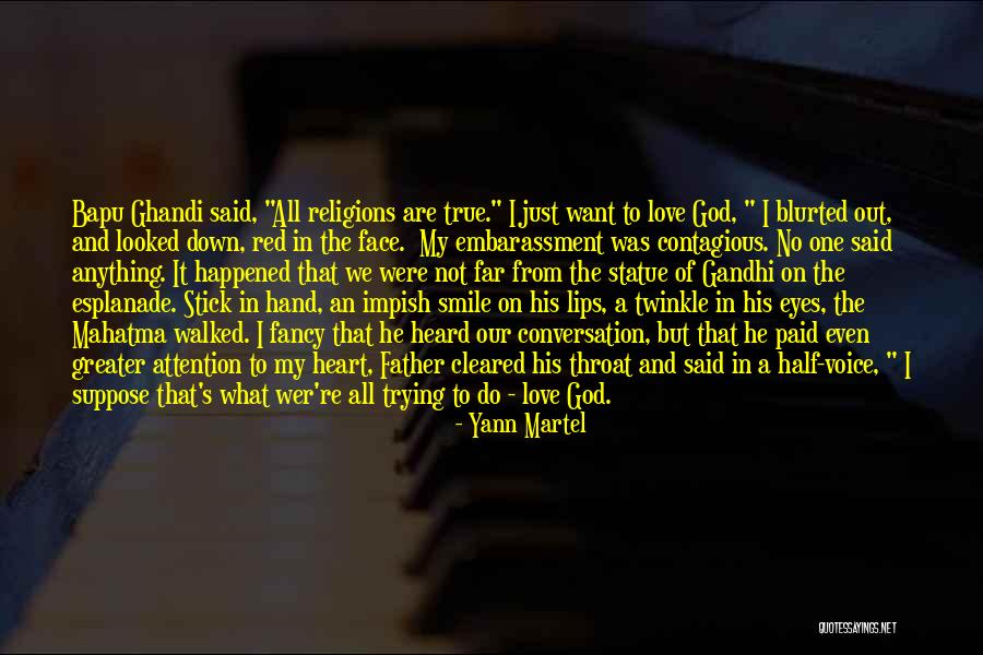 Impish Smile Quotes By Yann Martel Impish Smile Quotes By Yann Martel