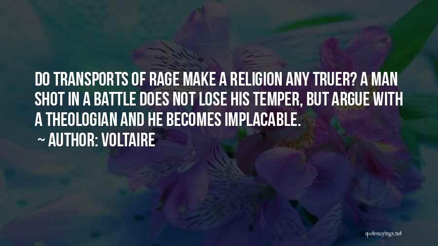 Implacable Quotes By Voltaire