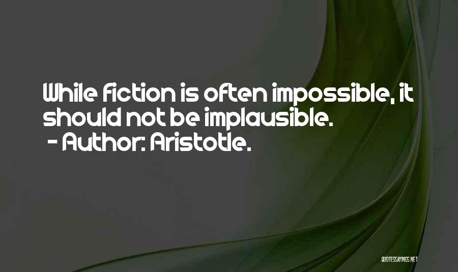 Implausible Quotes By Aristotle.
