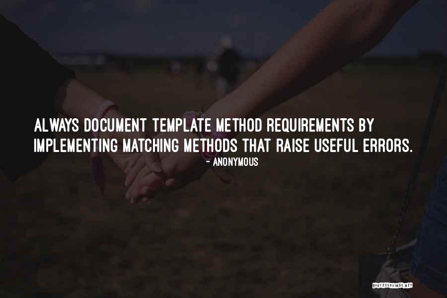 Implementing Quotes By Anonymous Implementing Quotes By Anonymous