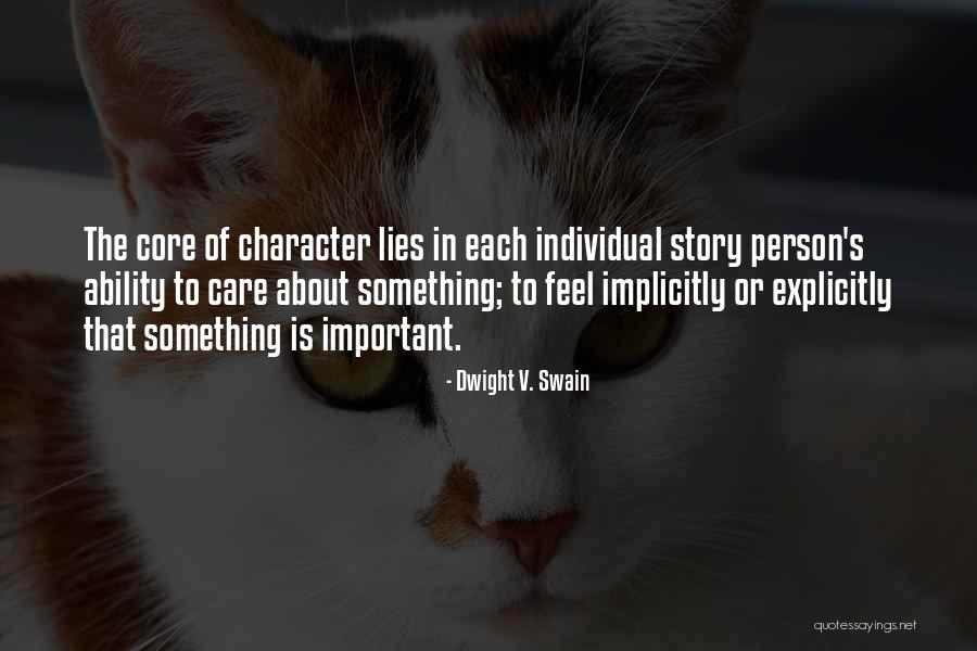 Implicitly And Explicitly Quotes By Dwight V. Swain