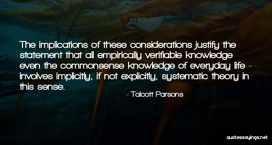 Implicitly And Explicitly Quotes By Talcott Parsons