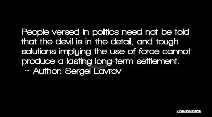 Implying Quotes By Sergei Lavrov