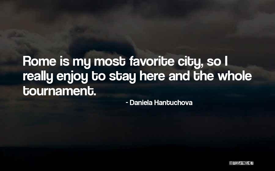 Imponer Manos Quotes By Daniela Hantuchova