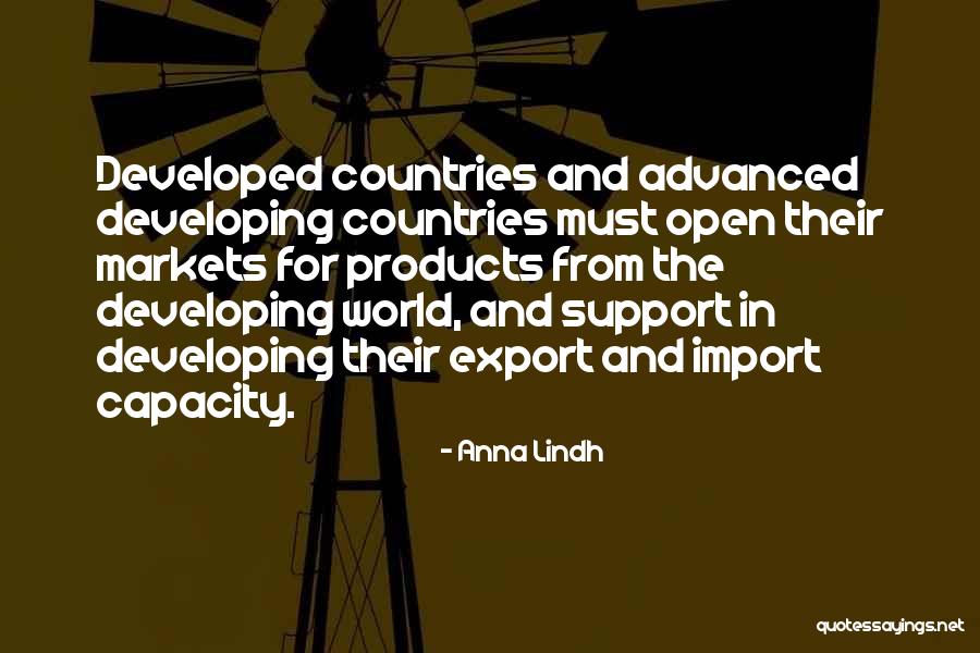 Import And Export Quotes By Anna Lindh Import And Export Quotes By Anna Lindh