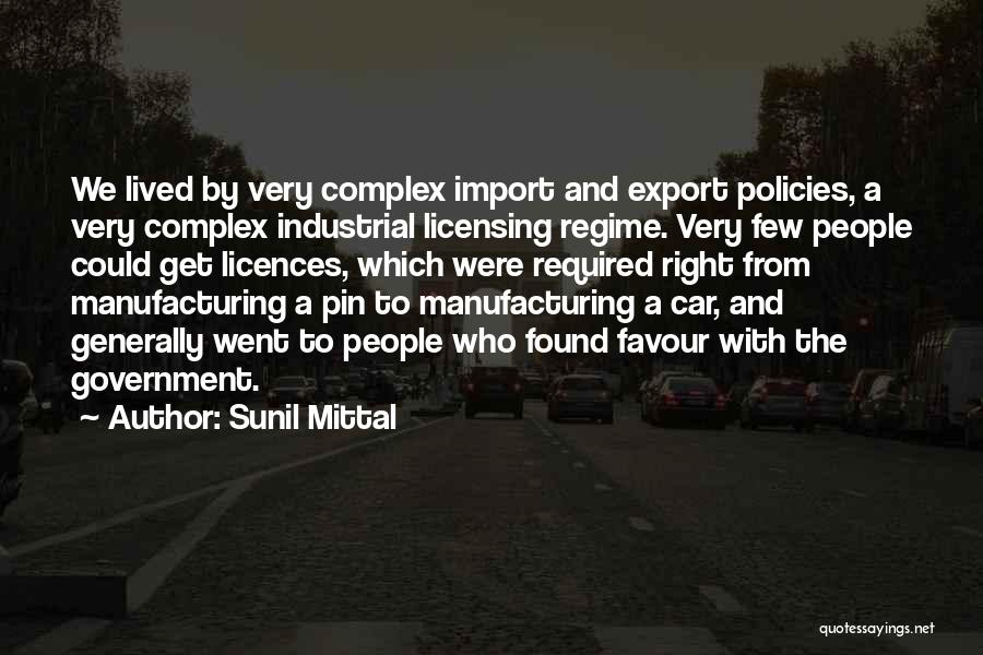 Import Export Quotes By Sunil Mittal