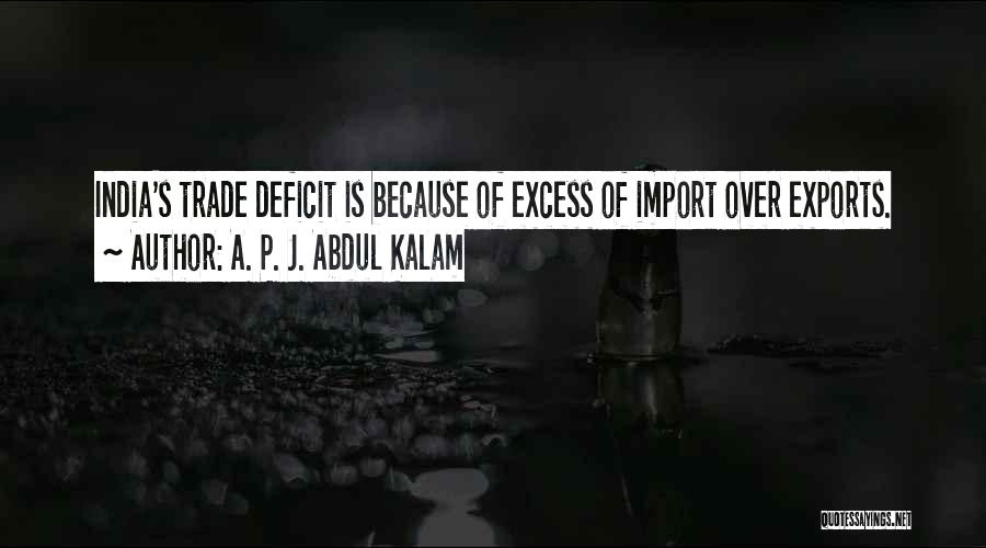 Import Exports Quotes By A. P. J. Abdul Kalam