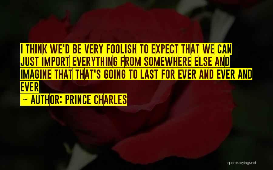 Import Quotes By Prince Charles