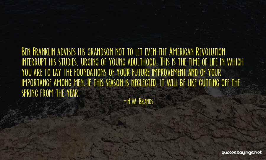 Importance In Your Life Quotes By H.W. Brands Importance In Your Life Quotes By H.W. Brands