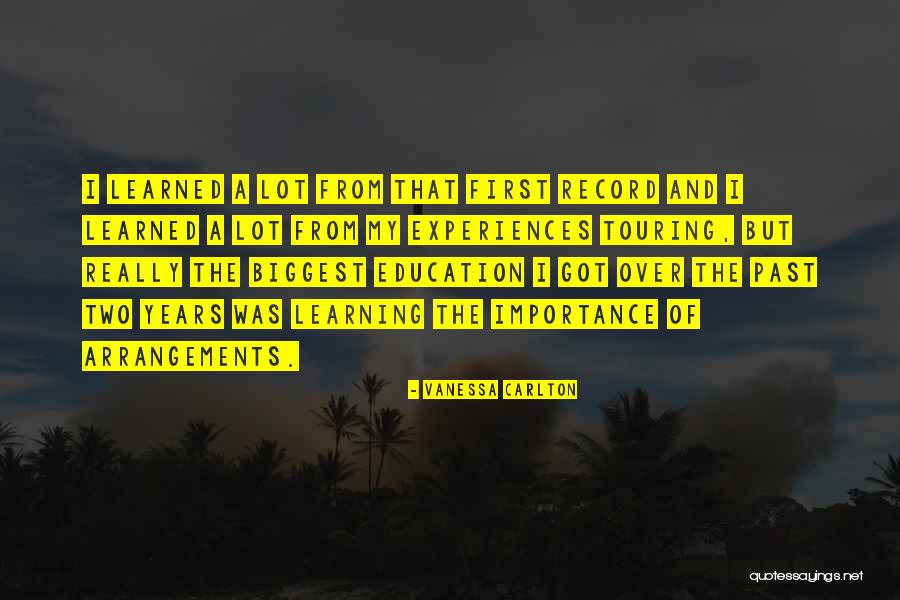Importance Of Education And Learning Quotes By Vanessa Carlton Importance Of Education And Learning Quotes By Vanessa Carlton