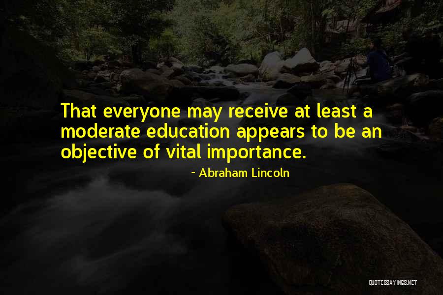 Importance Of Education Quotes By Abraham Lincoln