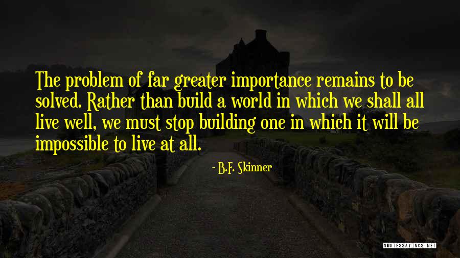 Importance Of Education Quotes By B.F. Skinner Importance Of Education Quotes By B.F. Skinner