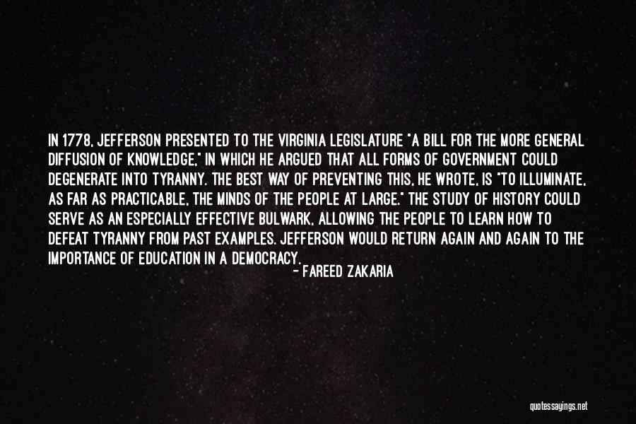 Importance Of Education Quotes By Fareed Zakaria