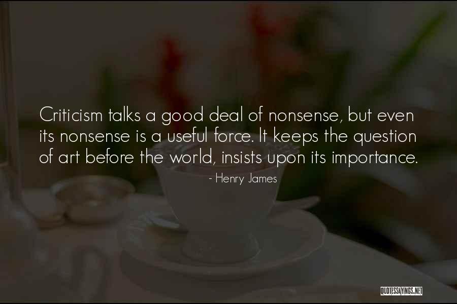 Importance Of Education Quotes By Henry James