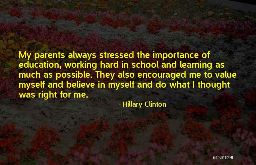 Importance Of Education Quotes By Hillary Clinton