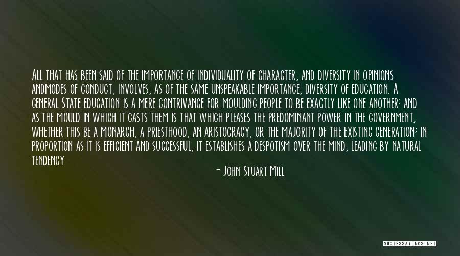 Importance Of Education Quotes By John Stuart Mill