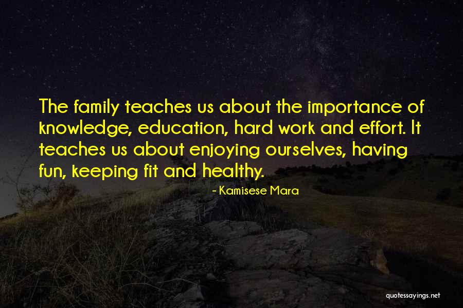 Importance Of Education Quotes By Kamisese Mara