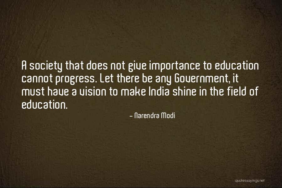 Importance Of Education Quotes By Narendra Modi