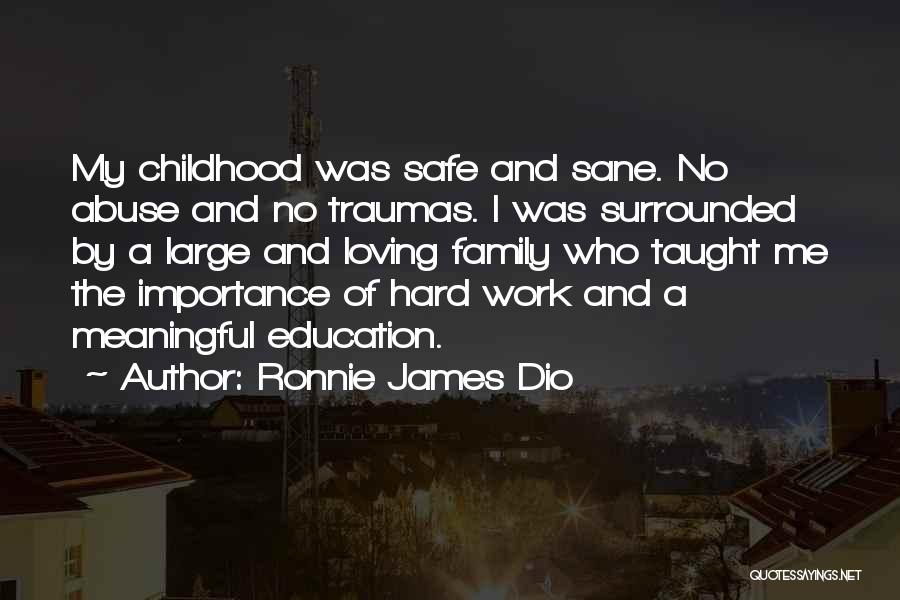 Importance Of Education Quotes By Ronnie James Dio