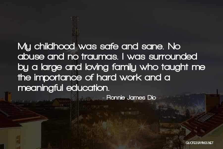 Importance Of Education Quotes By Ronnie James Dio