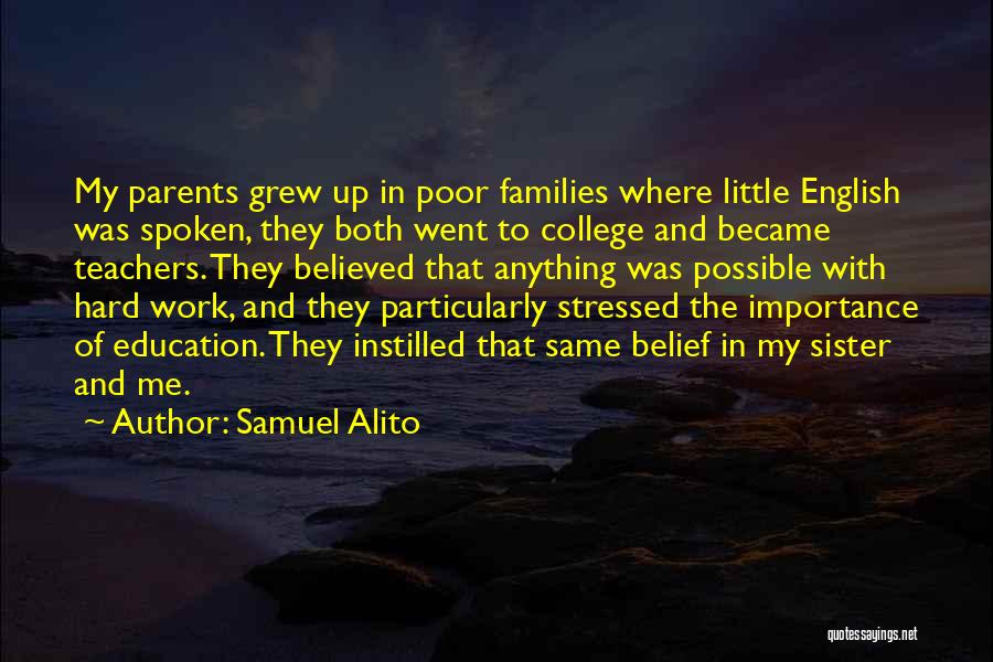 Importance Of English Education Quotes By Samuel Alito