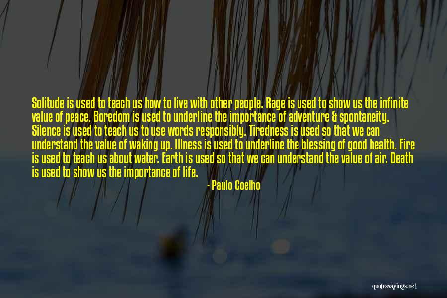 Importance Of Health In Life Quotes By Paulo Coelho