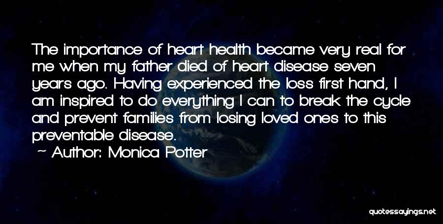 Importance Of Health Quotes By Monica Potter