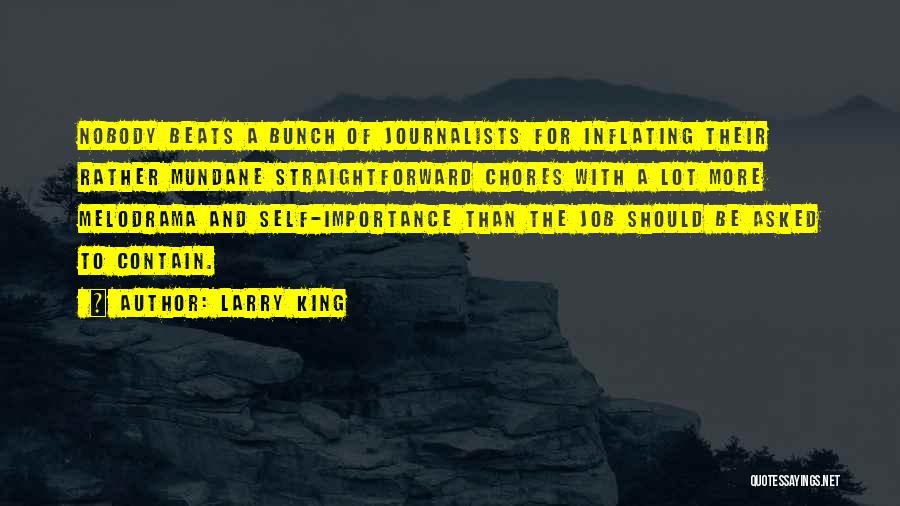 Importance Of Job Quotes By Larry King