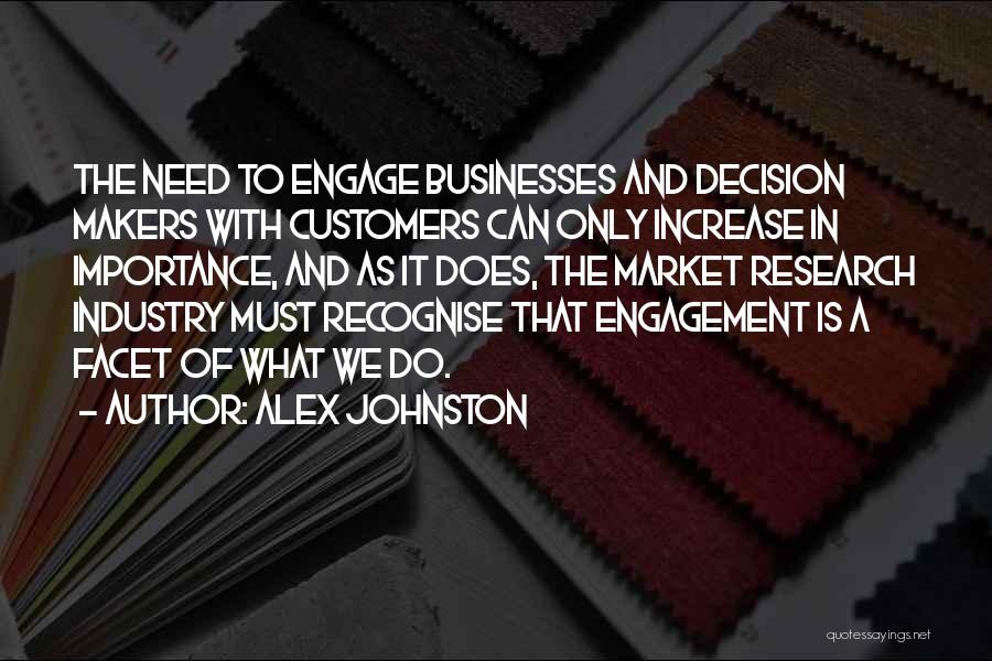 Importance Of Market Research Quotes By Alex Johnston