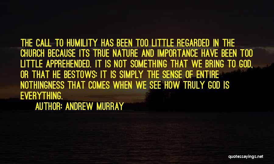 Importance Of Nature Quotes By Andrew Murray