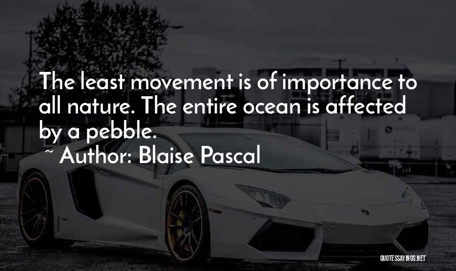 Importance Of Nature Quotes By Blaise Pascal