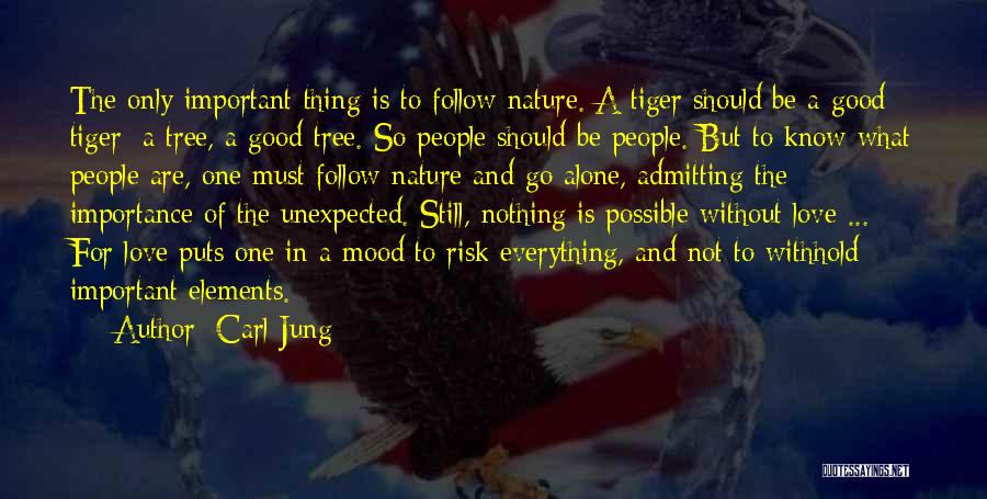 Importance Of Nature Quotes By Carl Jung