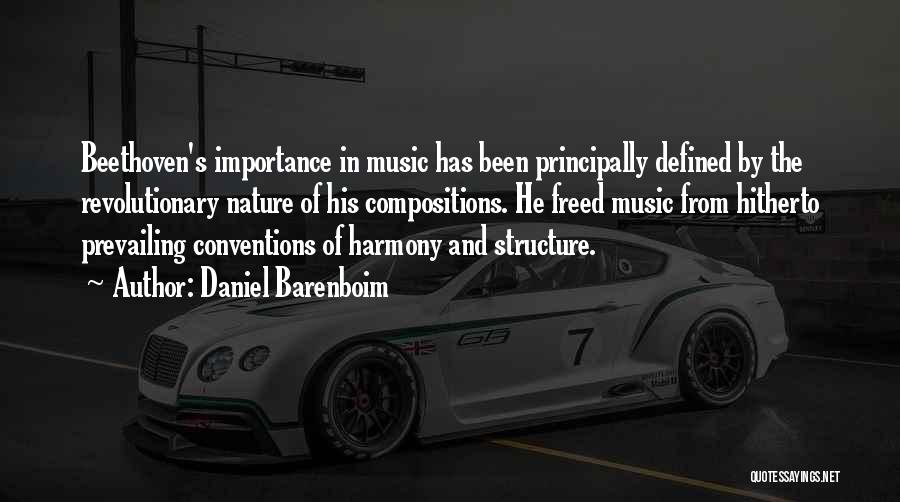 Importance Of Nature Quotes By Daniel Barenboim