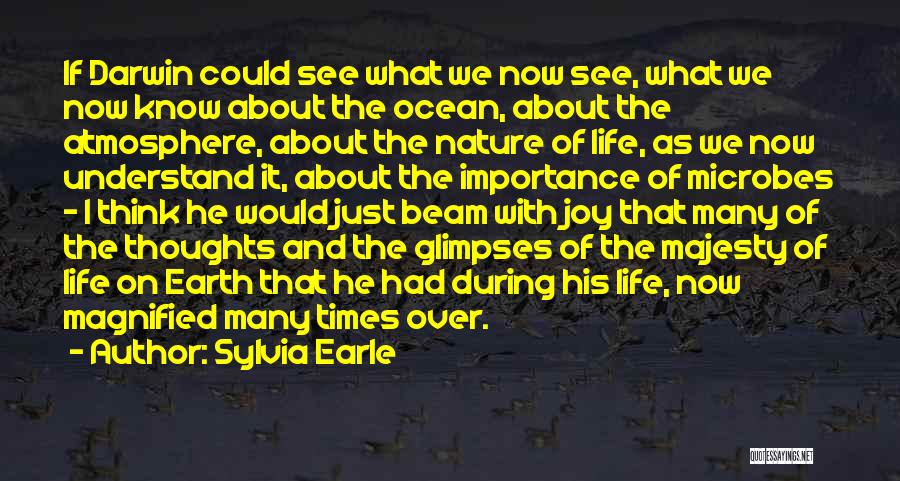 Importance Of Nature Quotes By Sylvia Earle