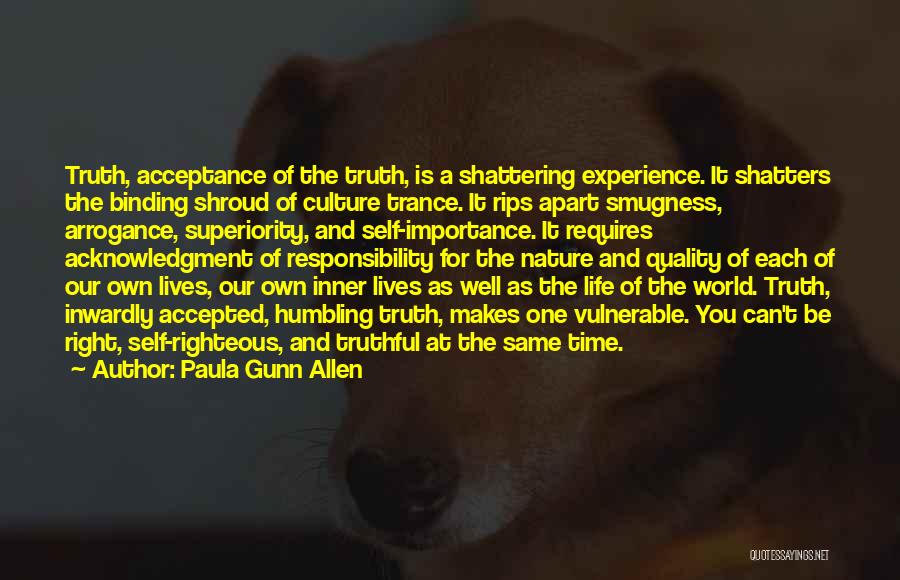 Importance Of Quality Time Quotes By Paula Gunn Allen