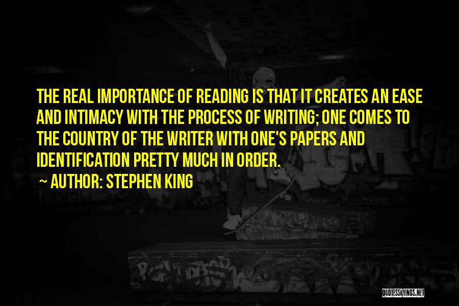 Importance Of Reading And Writing Quotes By Stephen King