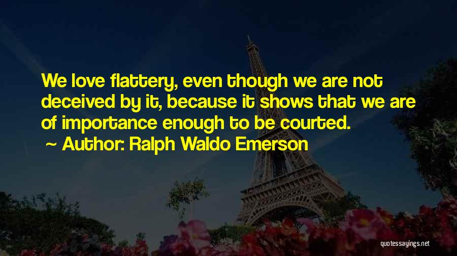 Importance Of Self Love Quotes By Ralph Waldo Emerson