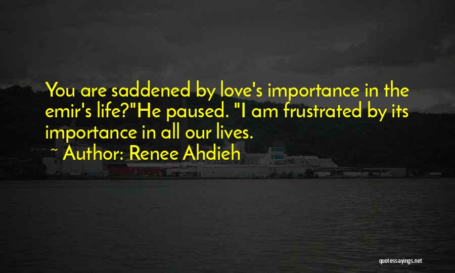 Importance Of Self Love Quotes By Renee Ahdieh