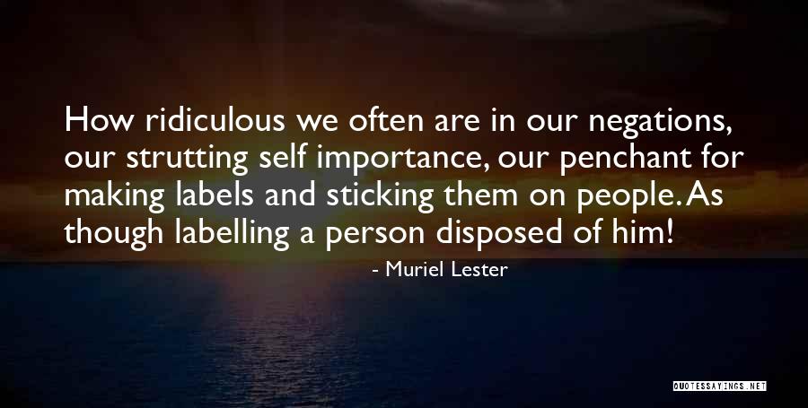 Importance Of Self Quotes By Muriel Lester Importance Of Self Quotes By Muriel Lester