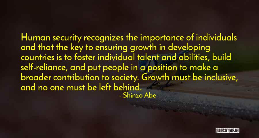 Importance Of Self Quotes By Shinzo Abe Importance Of Self Quotes By Shinzo Abe