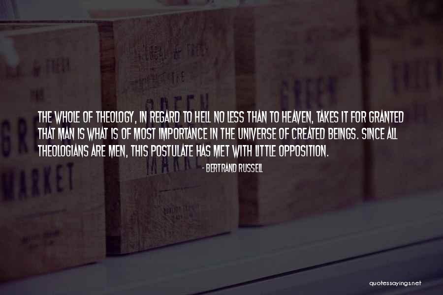 Importance Of Theology Quotes By Bertrand Russell Importance Of Theology Quotes By Bertrand Russell