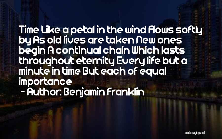 Importance Of Time In Our Life Quotes By Benjamin Franklin